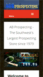 Mobile Screenshot of abprospecting.com
